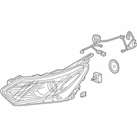 Genuine Chevrolet Front Headlight Assembly - 84428285