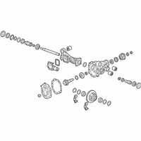 OEM 2021 Chevrolet Silverado 1500 Axle Assembly - 84829188