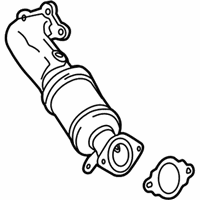 Genuine Chevrolet Camaro Warm Up 3Way Catalytic Convertor Assembly (W/ Exhaust Pip - 23355680