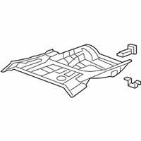 Genuine Panel Set, RR. Floor - 04655-SXS-A00ZZ