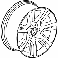 Genuine Cadillac Wheel Rim-Frt & Rr - 84497728