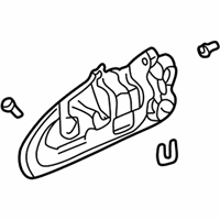 Front Genuine Honda 72140-S84-A01ZG Door Handle Assembly Right 