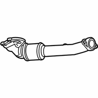 Genuine Chevrolet Corvette 3Way Catalytic Convertor Assembly (W/Exhaust Pipe) - 84405968