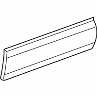 Genuine Cadillac Molding Asm,Front Side Door (Front Angle Cut/Rear Seat*Prime - 88935290