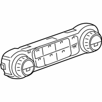 OEM 2017 Chevrolet Silverado 1500 Dash Control Unit - 23168154