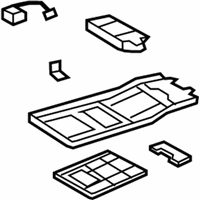 Genuine Box Assy, Roof Console - 63650-50251-B0