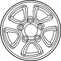 Genuine Toyota Wheel, Disc - 42611-60310
