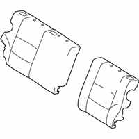 Genuine Hyundai 88360-2L590-JBM Seat Back Covering Front Genuine Hyundai 88360-2L590-JBM Seat Back Covering Front