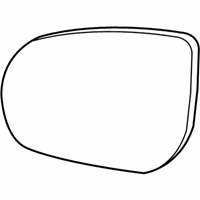 Genuine Ford 8L8Z-17K707-A Outer Rear View Mirror Glass Assembly Genuine Ford 8L8Z-17K707-A Outer Rear View Mirror Glass Assembly