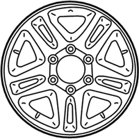 Genuine Toyota Rim, Wheel - 42611-AF130