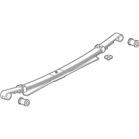 OEM 2021 Chevrolet Colorado Leaf Spring - 84838480