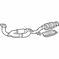 Genuine Toyota Front Exhaust Pipe Assembly - 17410-20360
