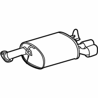 Genuine Toyota Camry Exhaust Tail Pipe Assembly - 17440-F0101