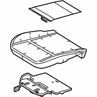 Genuine Ford Front Seat Back Cover And Pad - CE8Z-54632A22-D