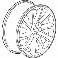 Genuine Buick Wheel Rim,Frt & Rr - 23315487
