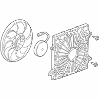 OEM 2021 Cadillac XT5 Fan Module - 84826492