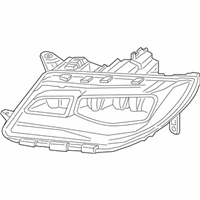Genuine Ford Headlamp Assembly - HP5Z-13008-Q