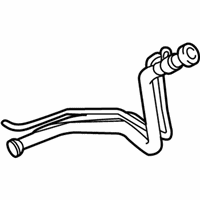 Genuine Toyota Camry Filler Pipe - 77201-06021