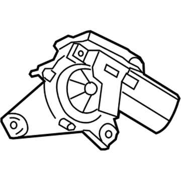 Mopar 55077451AE Motor-Rear Window WIPER
