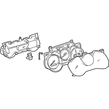 Toyota 83800-42B20 Meter Assy, Combination