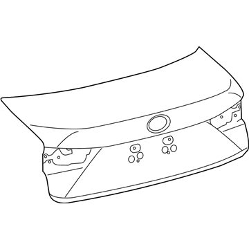 Lexus 64401-24240 Panel Sub-Assy, Luggage Compartment Door