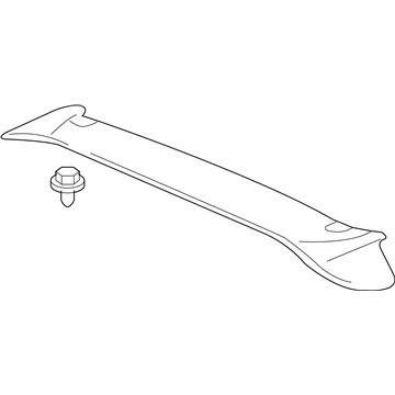 Honda 74900-TK6-A01YA Spoiler Assembly, Tailgate (Cobalt Blue Pearl)