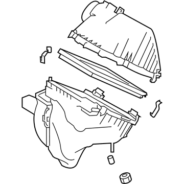 Nissan 16500-6CA0A Air Cleaner