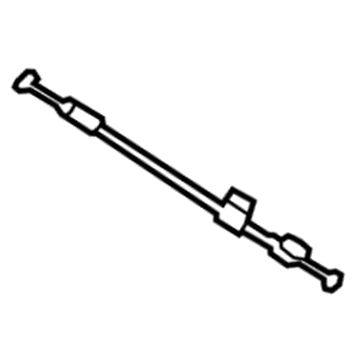 Honda 81763-SZA-A01 Cable B, L. Middle Seat Reclining Lever