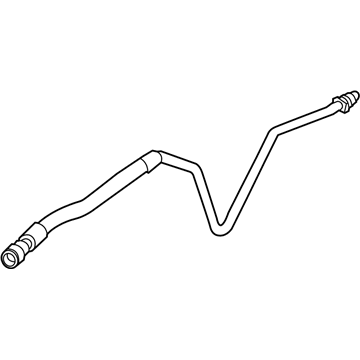 BMW 17-22-7-510-047 Transmission Oil Cooler Line, Return