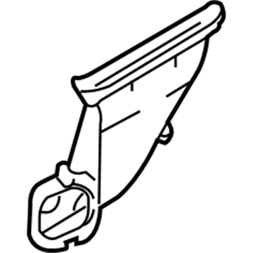 Hyundai 82870-2E000 Nozzle-Door Side Defroster, LH