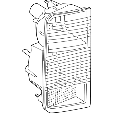 Lexus 81671-60120 Lens & Body, Back-Up