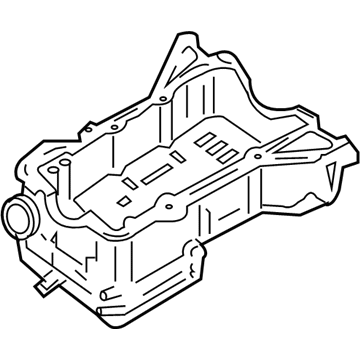 Infiniti 11110-CG000 Oil Pan Assembly