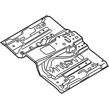 Nissan G4312-ZS0MA Floor-Front