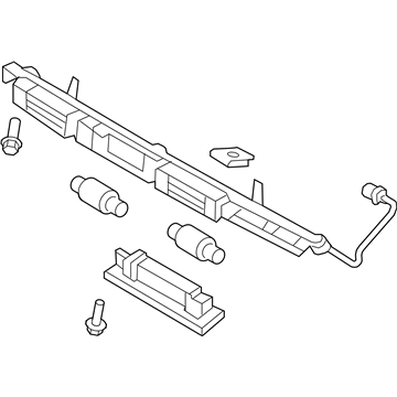 Hyundai 92501-3M010 Lamp Assembly-License Plate