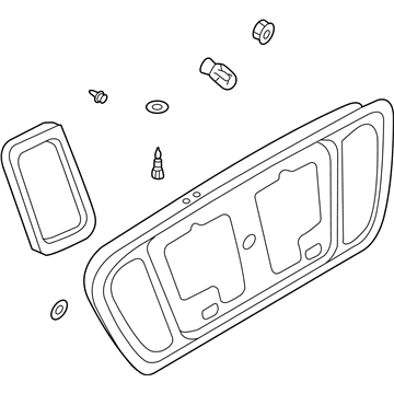 Nissan B6540-6Z803 Lamp Assembly-Back Up