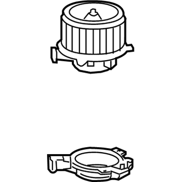 GM 22957138 Blower Motor