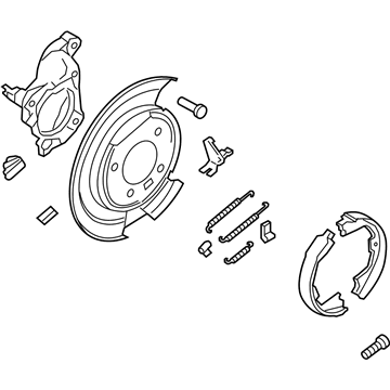 Ford HC3Z-2C220-C Brake Assembly