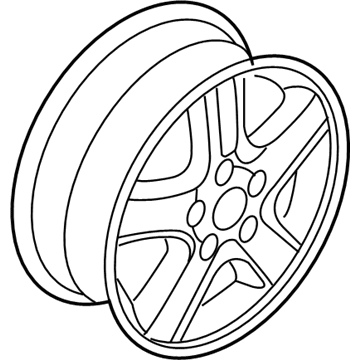 Kia 529101F310 Wheel Assembly-Aluminum