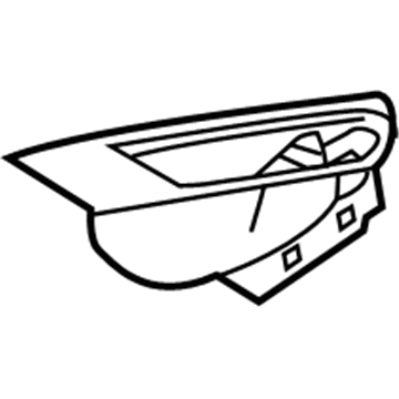 GM 20980630 Switch Bezel