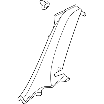 Hyundai 85895-A5000-RY Trim Assembly-Rear Wheel House RH