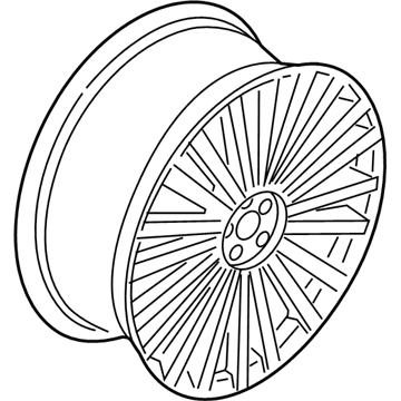 Ford HP5Z-1007-H Wheel, Alloy