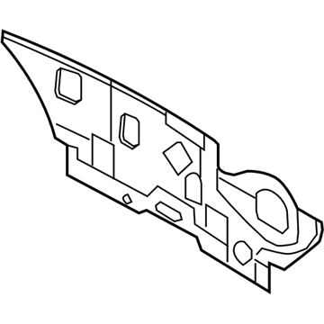 Hyundai 84124-0A000 Insulator-Dash Panel