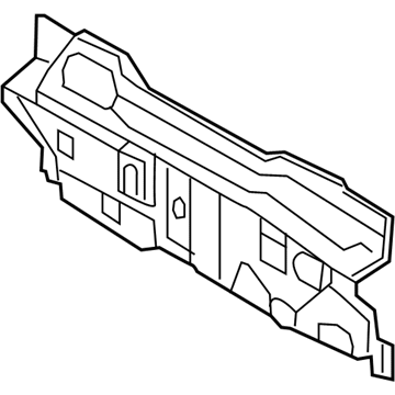 Hyundai 84120-0A000 Pad Assembly-Isolation Dash Panel