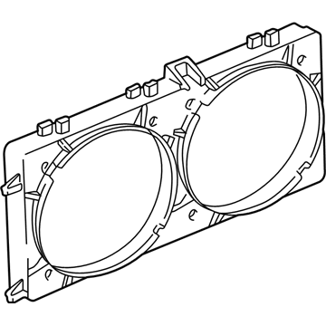 GM 12367226 Shroud Kit, Engine Electric Coolant Fan