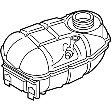 BMW 17-13-7-642-160 Coolant Expansion Tank