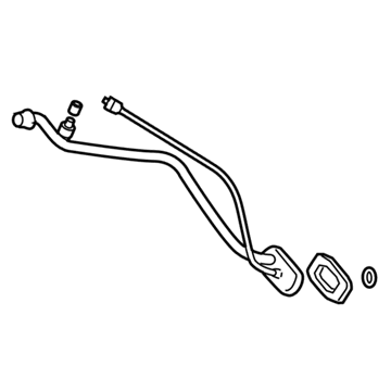 Honda 80321-SWA-A01 Pipe, Air Conditioner