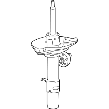 Honda 51621-T3L-316 Shock Absorber Unit, Left Front