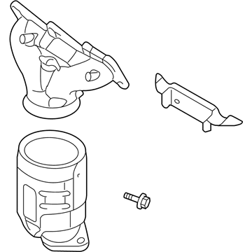 Hyundai 28510-3C470 Exhaust Manifold Catalytic Assembly, Left