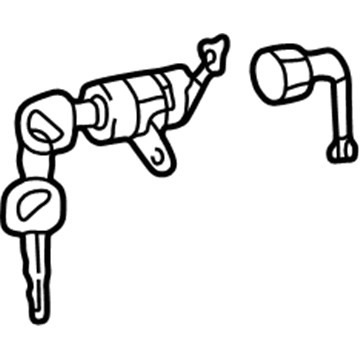 Hyundai 81981-38A00 Front Door Lock Assembly, Right