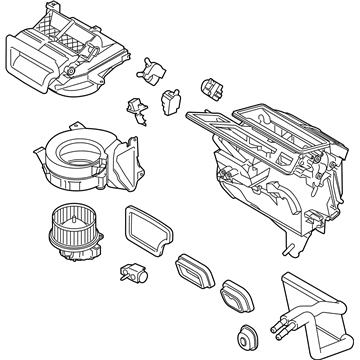 Ford CK4Z-19B555-X AC & Heater Assembly